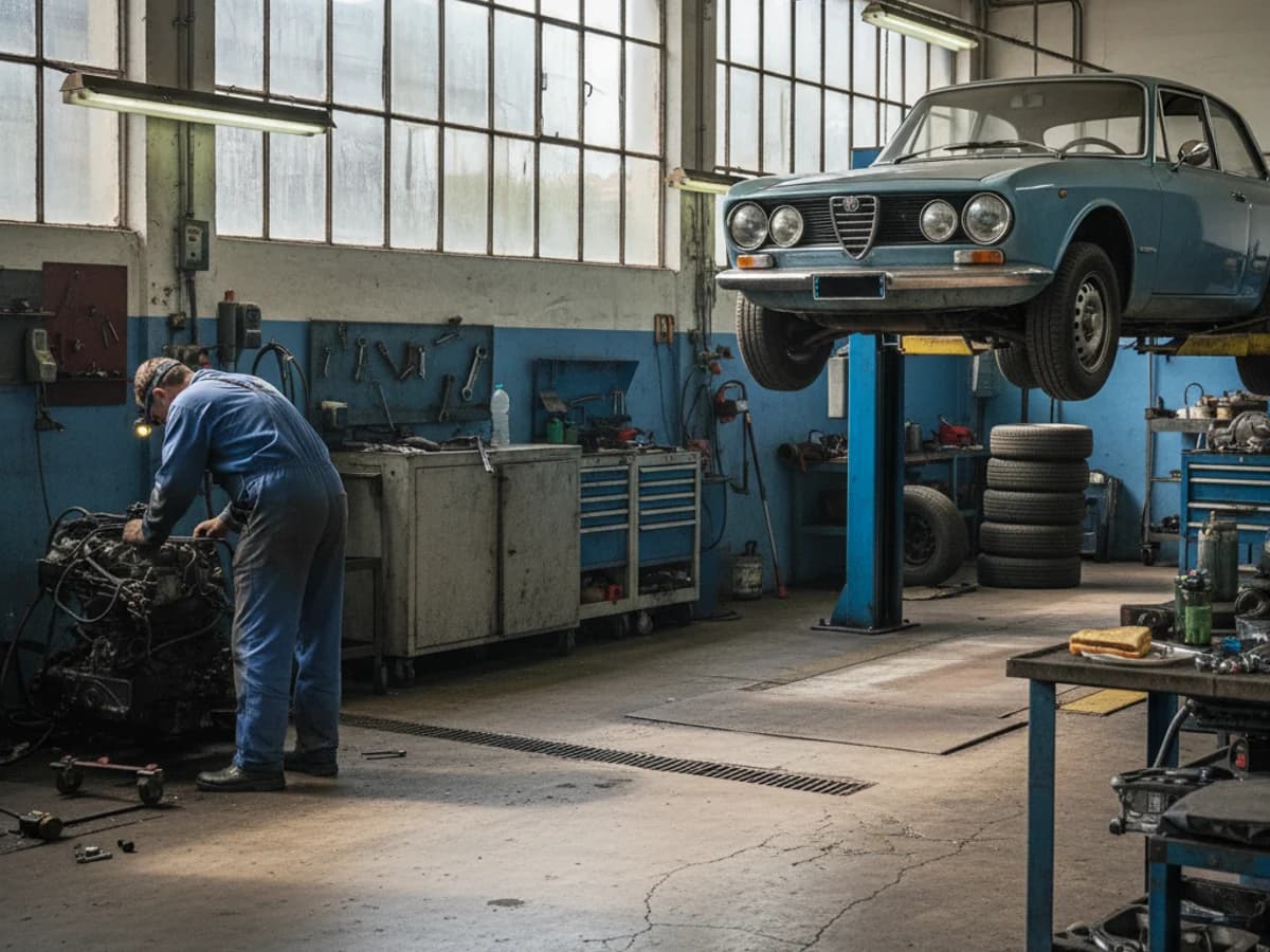 L'officina del Gruppo Sebastiani